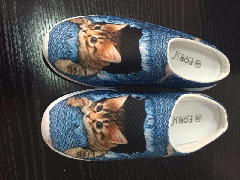 Fashion Unisex Women Sandals Cute Denim Cat Print Summer Flat Slipper Breathable Men Clogs Casual Couples Beach Shoes Plus Size Fashion Unisex Women Sandals Cute Denim Cat Print Summer Flat Slipper Breathable Men Clogs Casual Couples Beach Shoes Plus Size