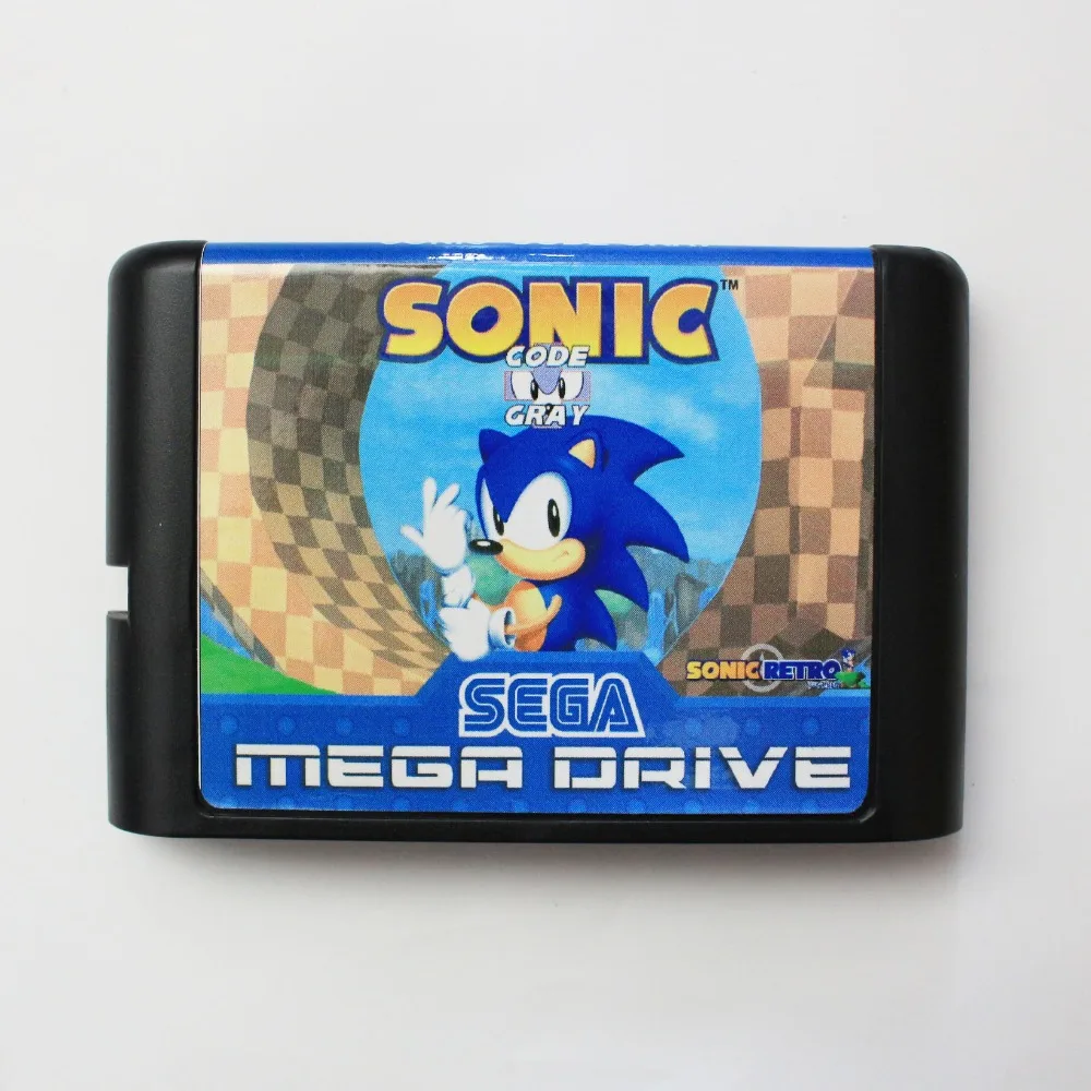 

Sonic Code Gray 16 Bit MD Game Card For Sega Mega Drive For Genesis