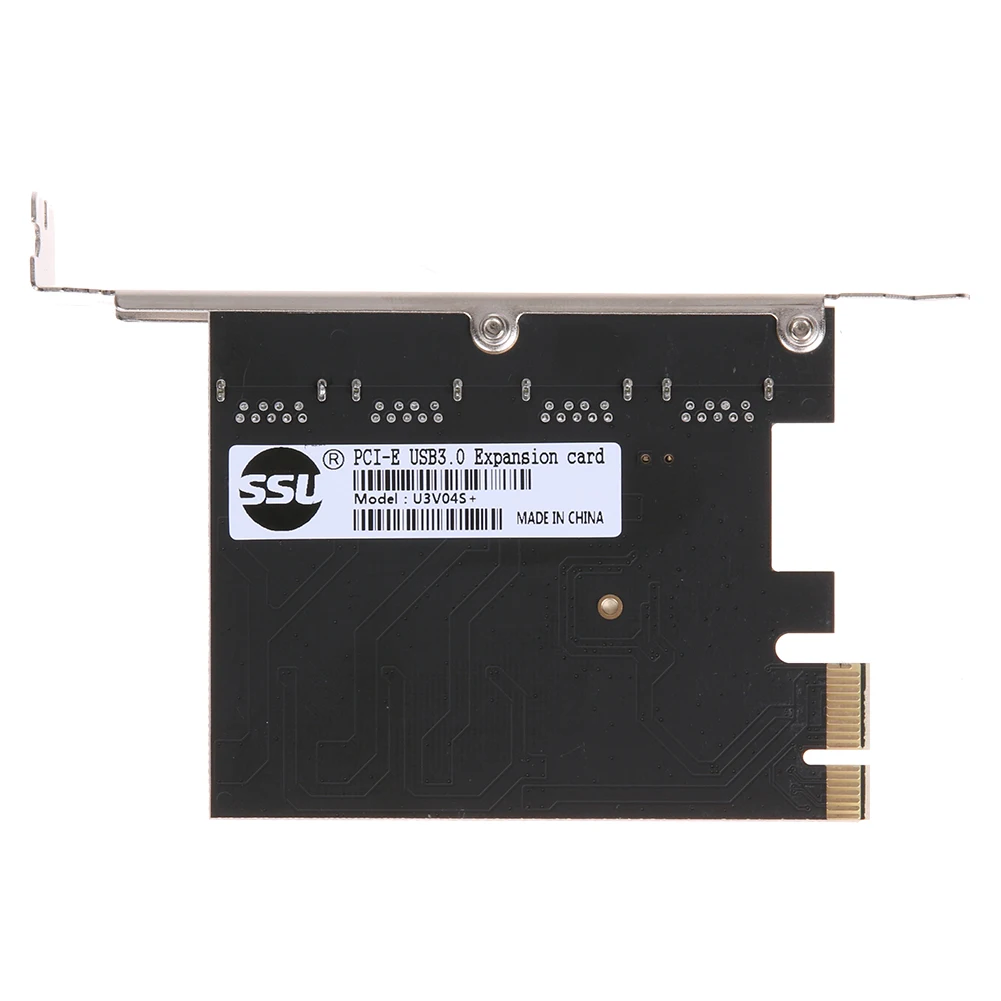 U3V04S + USB карты 4 Порты 5 Гбит Superspeed USB 3,0 адаптер PCI Express карты PCI-E Usb 3,0 контроллер карты расширения
