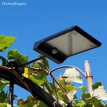 Feimefeiyou 36 светодиодный лампа на солнечной батарее с датчиком движения яркий 36 светодиодный открытый светодиодный солнечный светильник водонепроницаемый PIR настенный уличный солнечный светильник ing power