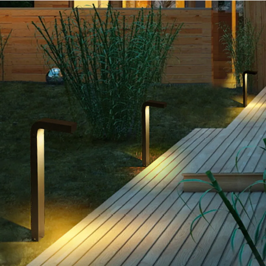 BEIAIDI 10 Вт наружный светодиодный светильник для сада, крыльца, газона, водонепроницаемая стойка, столбик, ландшафтный светильник, коридор, путь, забор, светильник