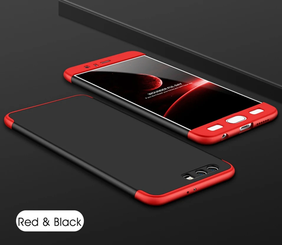 Reaoom for Huawei Honor 8 8 lite 9 Case Removable 360 degree full body protection Plain Coque for Huawei P9 P10 Cover Silicone   (11)