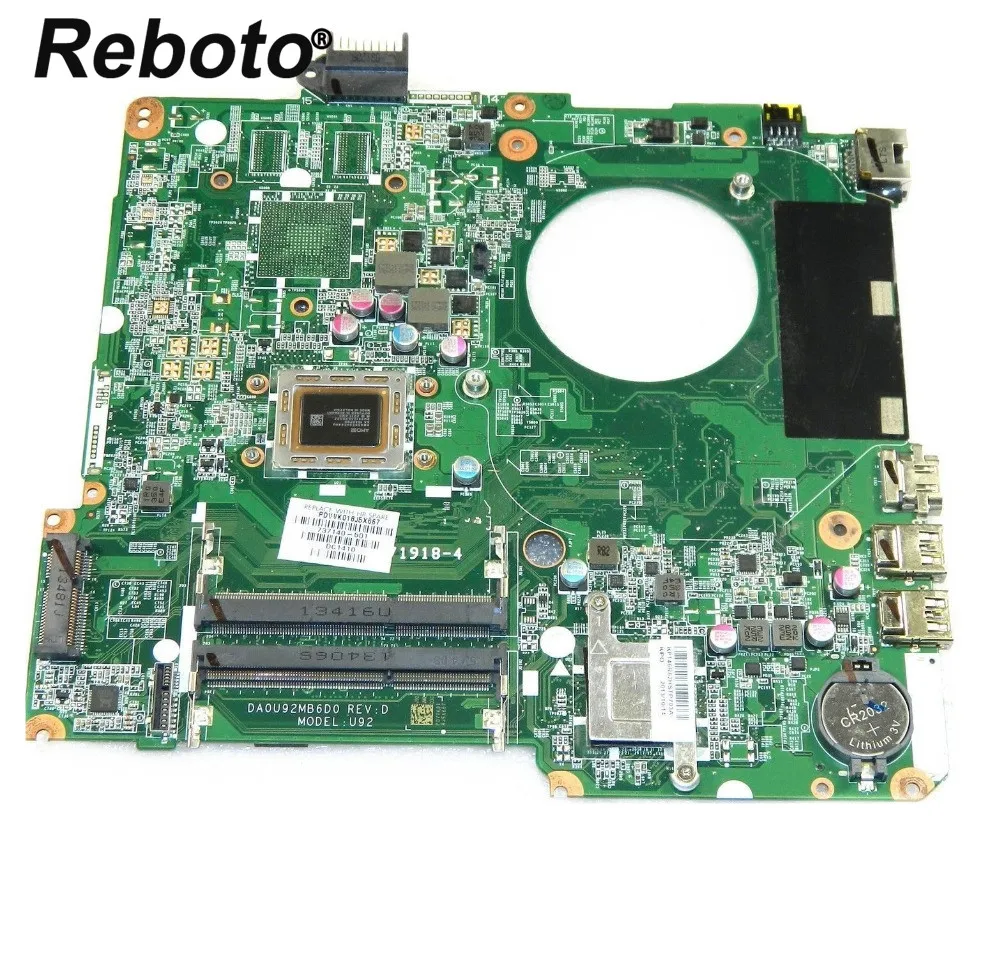 HP 15-N Series Laptop Motherboard With A8-4555U 737140-501 DA0U92MB6D0 U92