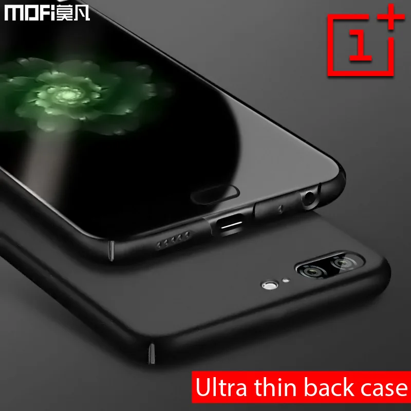 Oneplus 5 Чехол oneplus 5 чехол задняя крышка mofi детская кожа мягкая гладкая Капа coque тонкий funda Черный Защитный чехол oneplus 5