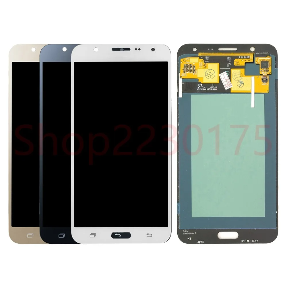 

For Samsung Galaxy J7 2015 J700 J700F J700H J700M Super AMOLED LCD Display Touch Screen Digitizer Assembly Replacement Parts