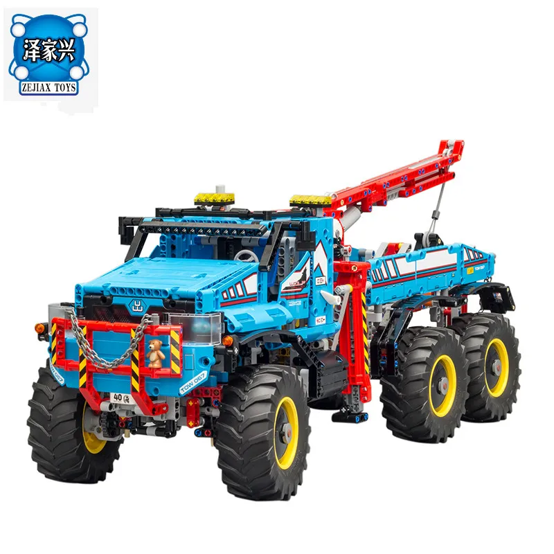 

Lepins 1912Pcs Technic Series The Ultimate All Terrain 6X6 Remote Control Truck Building Blocks Bricks Toys Model Figures Gift