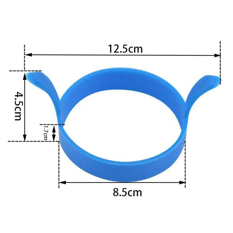 Силиконовая омлетная форма устройство яиц модель спасательного круга жареное яйцо пресс-формы для приготовления пищи формы для блинов кольцо кухонный гаджет 2шт