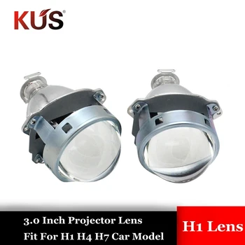 

2pcs 3.0 inch car Bi xenon H1 Hid Projector Lens Metal Holder Hid Xenon Kit Headlight Headlamp H1 H4 H7 Model Car Modify
