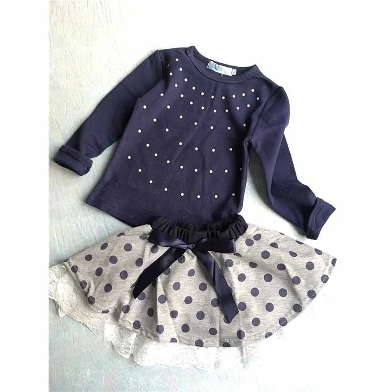 girls skirt and top set