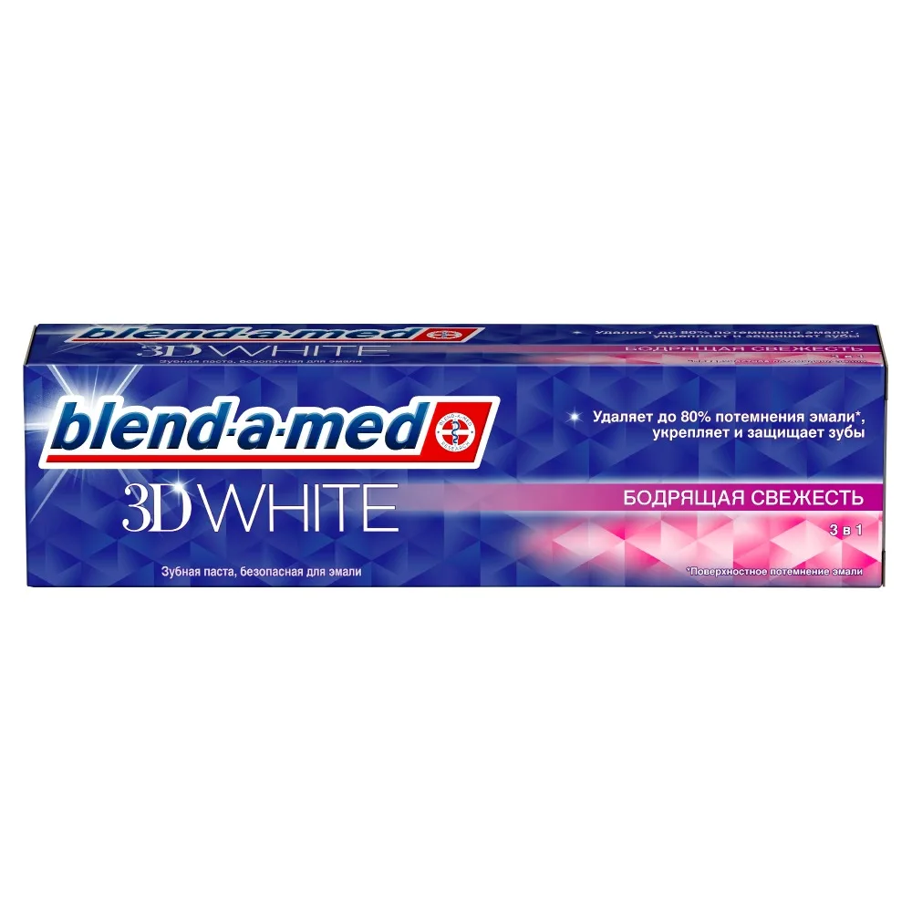 Зубная паста Blend-a-med "3D White Бодрящая свежесть" 100мл