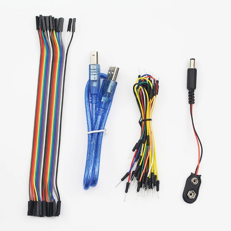 Полный стартовый набор для шагового двигателя Servo 1602 LCD 74HC595 макетная плата
