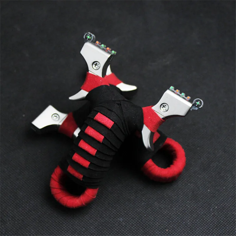 

Powerful TC21 titanium alloy slingshot high quality multi-system sight line rubber band outside hunting shooting bow