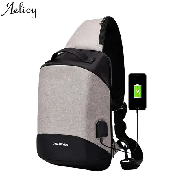 Aelicy Luxury Arrivals Usb Design High Capacity Chest Bag Men Aelicy Luxury Arrivals Usb Design High Capacity Chest Bag Men Crossbody Bags For Women 2018 Smart