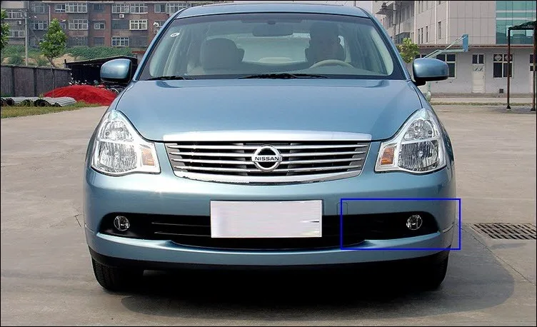 EeMrke для Nissan Sylphy G11 CCFL Ангел глаз DRL дневные ходовые огни Halogen-Bulbs-H11-55W Противотуманные фары наборы