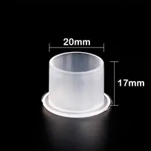 Одноразовые очень большие пигментные колпачки с дном 100 шт Пластиковые Держатели чашек для татуировки