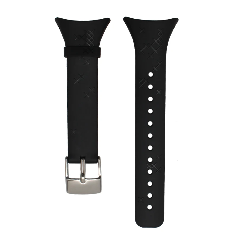 Смарт-часы ремешок силиконовый ремешок резиновый браслет 27 28 мм для SUUNTO M1 M2 M4 M5 ремешок для наручных часов ремень для наручных часов - Цвет ремешка: black women