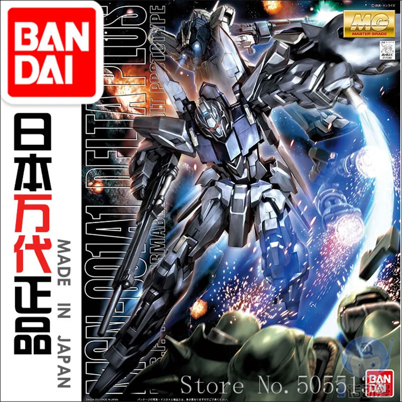 

Bandai Gundam Model IN-Stock Assembly MG 1/100 MSN-001A1 DELTA PLUS Delta Gundam ROBOT Figure Anime Toys Figure Gift