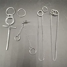 KPOP DNA kore Punk küpe küpe uzun erkekler Bangtan Boys V küpe kadın erkek albümü aksesuarları 5 adet/takım(China)