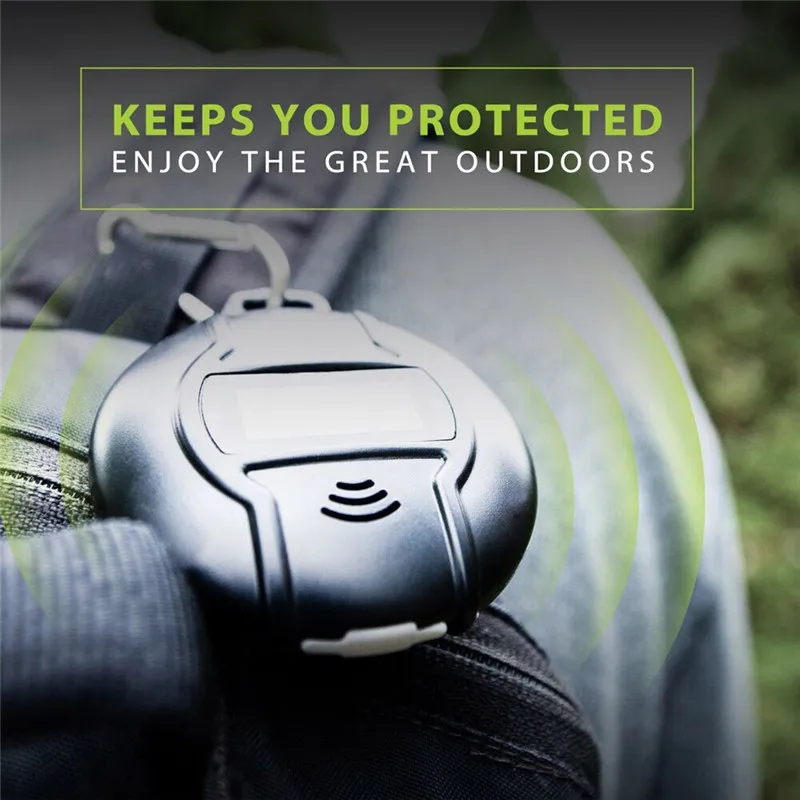 Outdoor Portable font b Electronic b font Mosquito Repeller Hook Type Pest Repeller Solar Ultrasonic Mosquito