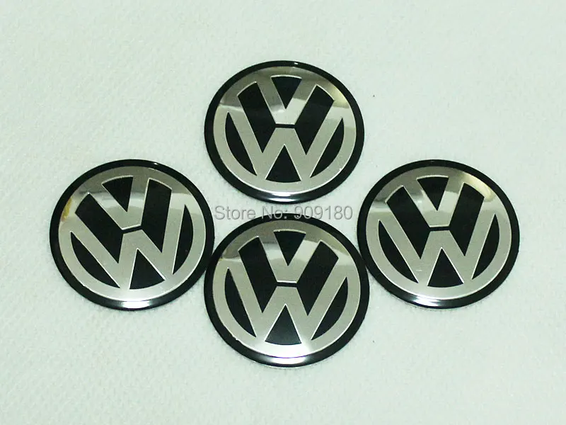 4 Pcs 90mm Black Car Wheel Center Hub Caps Badge Emblem Sticker Fit For