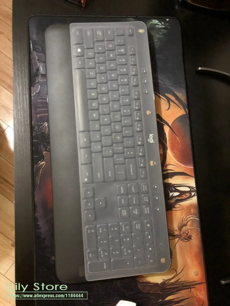 Силиконовая Защитная крышка для клавиатуры Logitech MK540 MK545 водонепроницаемая пленка