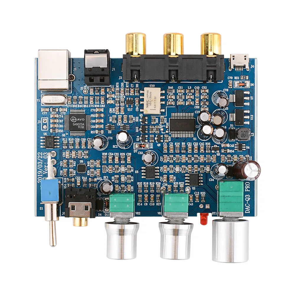 latest round aluminumal chassis power amplifier 2106T for preamp headphone amp