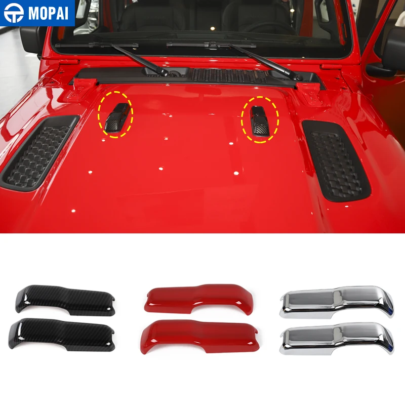 MOPAI ABS колпак для автомобильного двигателя украшение на шарнире наклейки Jeep Wrangler