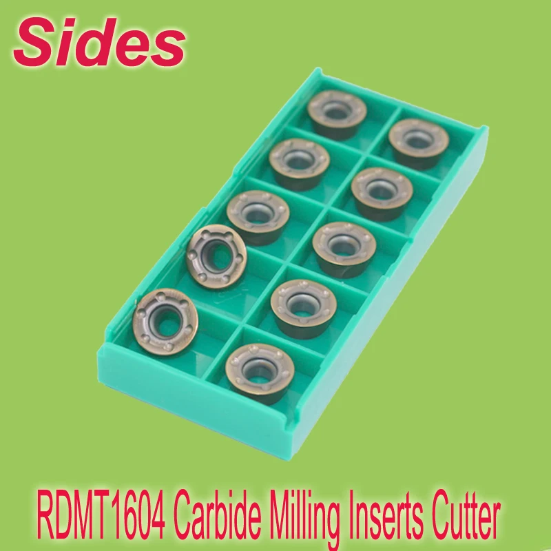 

R8 RDMT1604 Carbide Rotating Milling Inserts Cutter Tips For Face Mill TRS Series Free Shipping