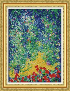 

Fantasy Butler earl garden Printed Canvas DMC Counted Cross Stitch Kits printed Cross-stitch set Embroidery Needlework