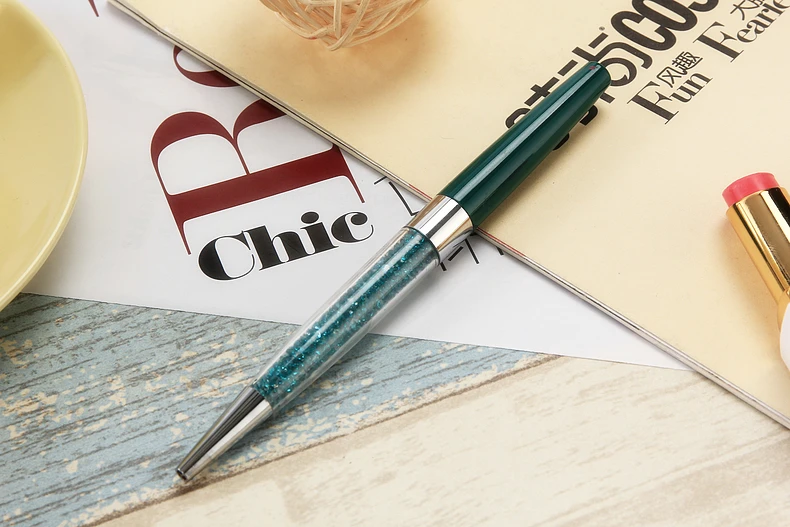 Новое поступление креативная кристальная ручка Алмазные шариковые ручки Канцелярские Шариковые ручки 10 цветов масляная заправка 0,7 мм