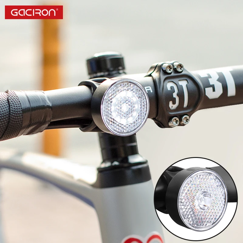

GACIRON 10/20 LM Smart Bicycle Warning Front Light Bike Spotlight Floodlight Safe Warning Taillight IPX6 Waterproof Accessories