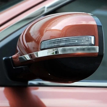 

Fit For MITSUBISHI Outlander 2013- 2018 Rearview Mirrors Anti-Rub Decoration Trim Cover Ring Cover Auto Parts 2pcs Per Set