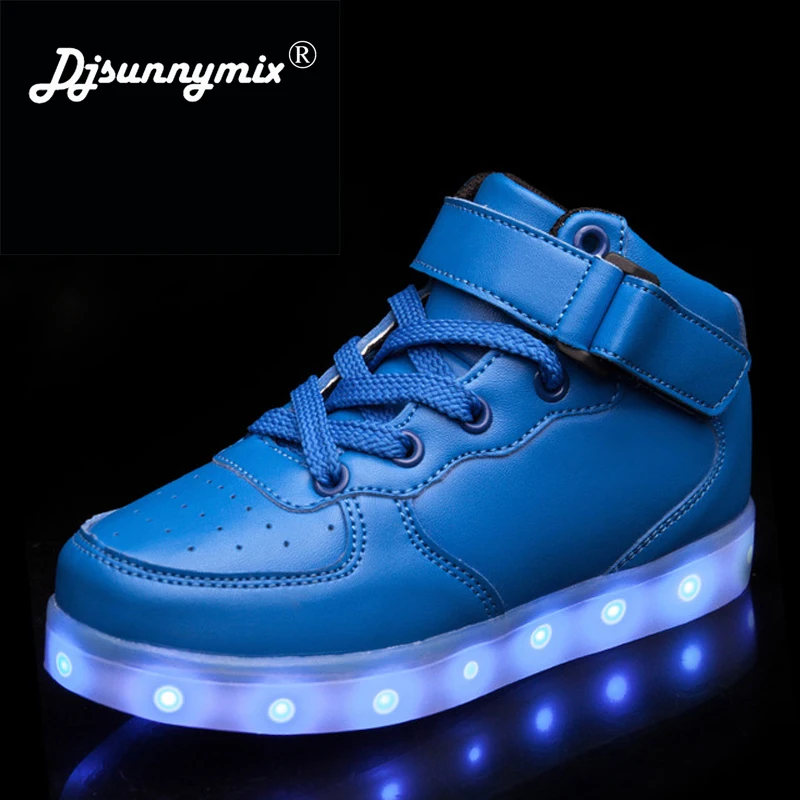 DJSUNNYMIX дети мальчики девочки Зарядное устройство USB обувь со светодиодной