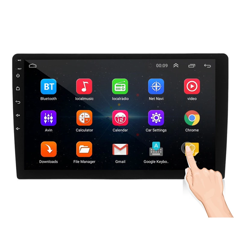 

10" 2 Din Android 8.1 Car Radio Multimedia MP5 Player 1+16G IPS 2.5D Touch Screen Stereo Radio GPS Navigation WIFI FM bluetooth