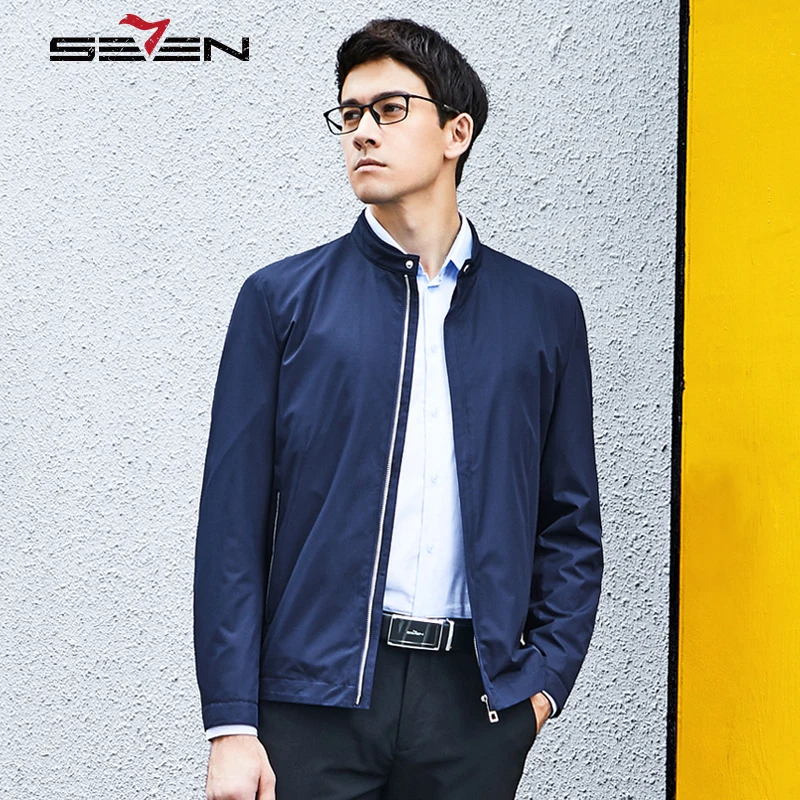 Vêtements 113k20250 Vestes Et Printemps Seven7 Navy7 Formelle Manteaux Hommes Coupe Slim Fit Automne vent Pour Veste Décontracté Bombardier Marque Homme OZiXkTPu