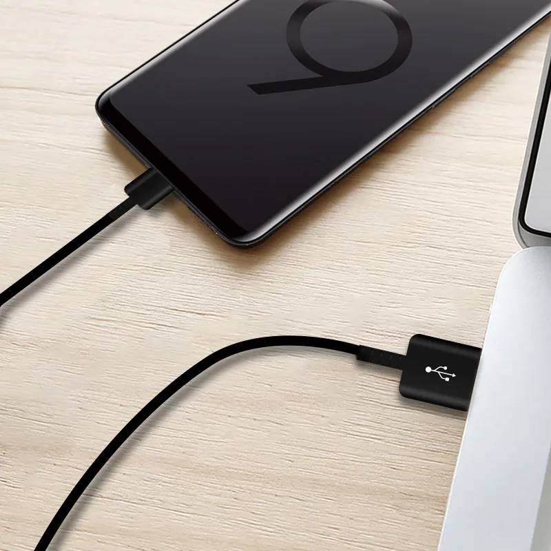 Кабель USB Type C Note9 Samsung S9 S8 Plus 1 2 м кабель Snelle для быстрой зарядки 5 мобильный телефон
