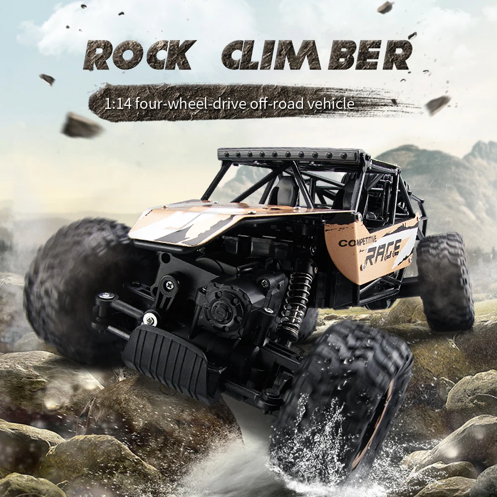 

Retail Packag Original JJRC Q15 RC Car 2.4G 4CH 4WD Rock Crawlers 4x4 Driving Car 1:14 Remote Control Model Off-Road Vehicle Toy