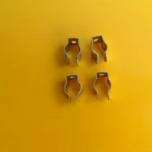 DHL1000pcs/lot аксессуары T5 фиксированный кронштейн карты лампы металлический зажим пружинным зажимом пряжка