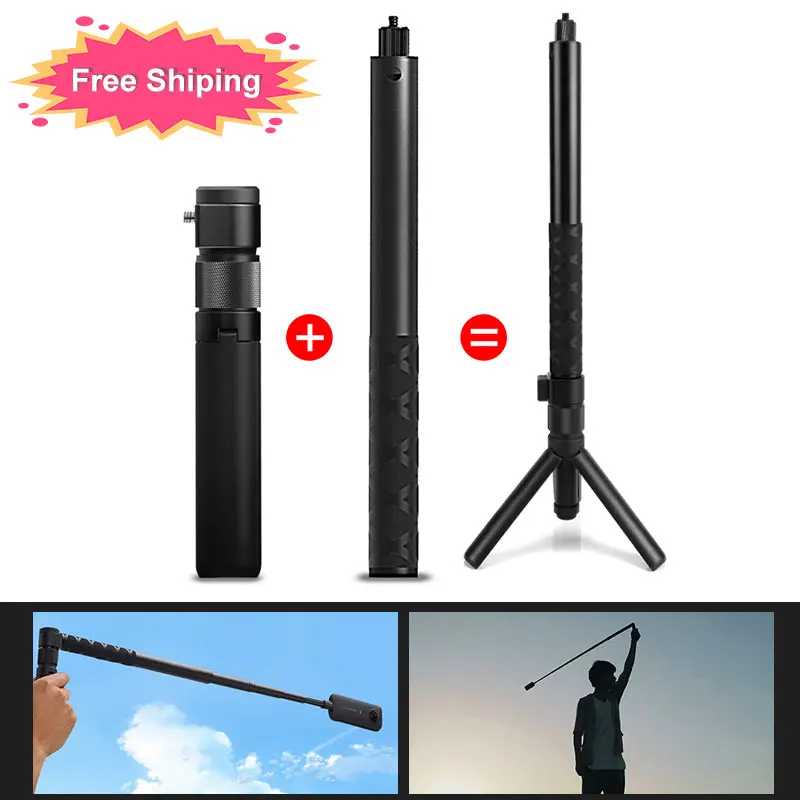 Insta360 One R Bullet Time Bundle Rotation Handle+1/4 Selfie Stick Handheld  Monopod For Sport Camera Insta360 One X2 Insta 360 X - Selfie Sticks -  AliExpress