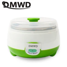 DMWD Автоматическая электрическая Йогуртница 0.8L нержавеющая сталь лайнер контейнер Natto рисовое вино ферментер DIY Leben йогурт машина