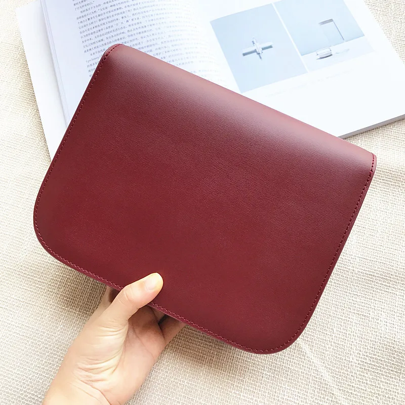 Bags for Women Tofu Wrapped Hand Rubbing Cow Skin Box Retro Small Square Bag Single Shoulder Oblique Bag Girl