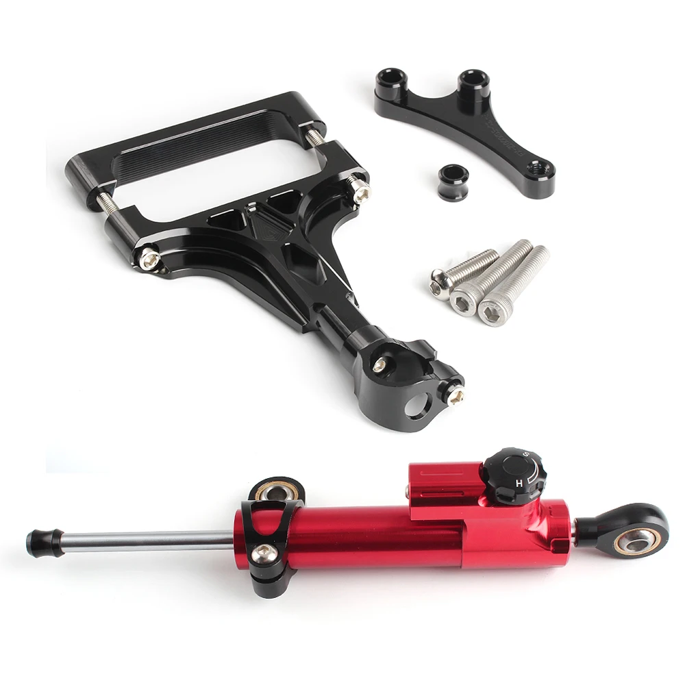 

Aluminum Steering Stabilize Motorcycle Damper Bracket Mount Kits for Kawasaki Z1000 Z750 2003-2009 2004 2005 2006 2007 2008