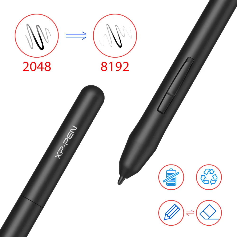 Billige XP Stift G430S Zeichnung tablet Grafik tablet 8192 Ebene 3 zoll Grafik Zeichnung für OSU und Batterie freies stylus entwickelt! Gameplay