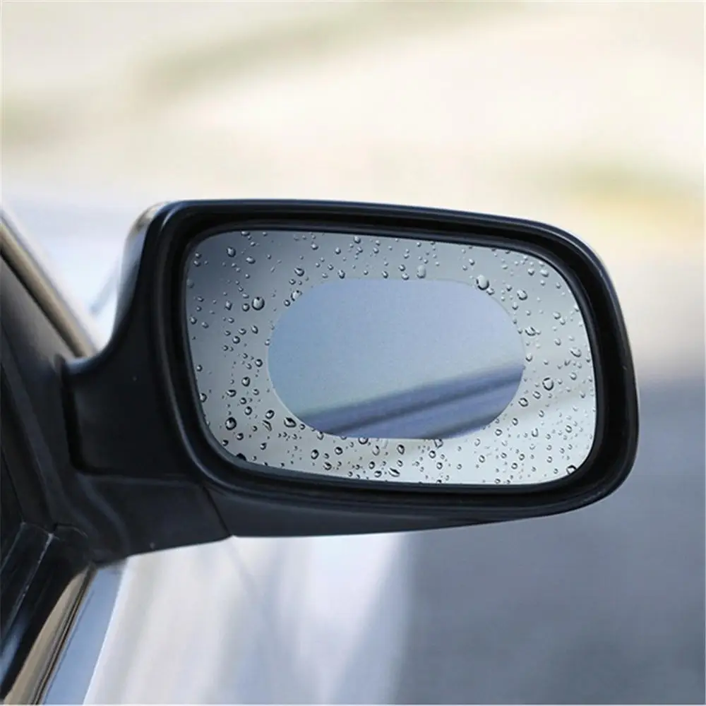 MI Mijia Guildford заднего вида зеркальная защитная пленка 2 шт./компл. Анти-туман автомобиля зеркало окно совсем прозрачную пленку непромокаемые Водонепроницаемый пленка - Цвет: oval