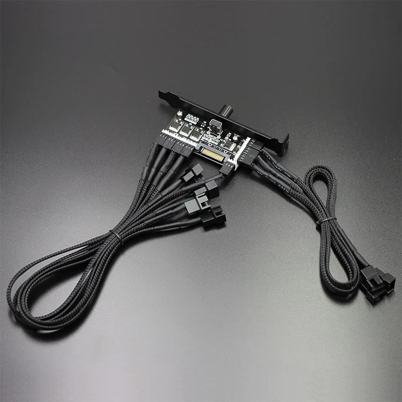 Контроллер скорости вентилятора для ЦП чехол HDD VGA PWM внешняя мощность 12 В 3pin/4pin 8