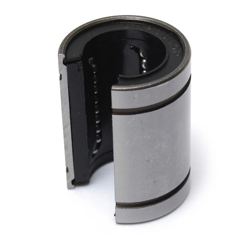 

2017 Newest LM20UUOP 20mm Shaft Round Open Type Linear Ball Bearing bush bushing Steel Silver New Rod Round Shaft