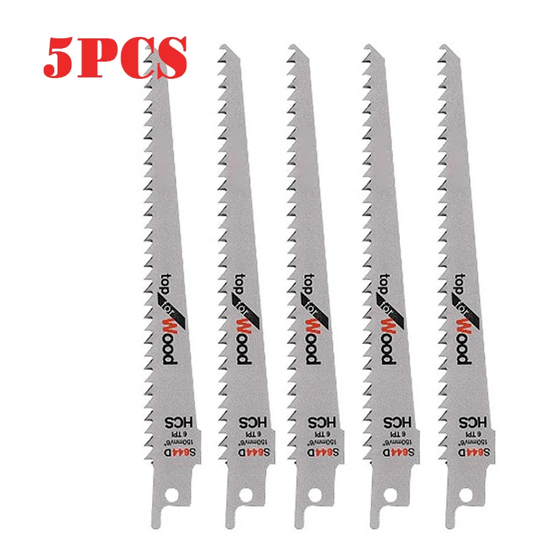 Excalibur S644D Recip Saw Blades 6inch 150mm for WOOD HCS 5 pack 