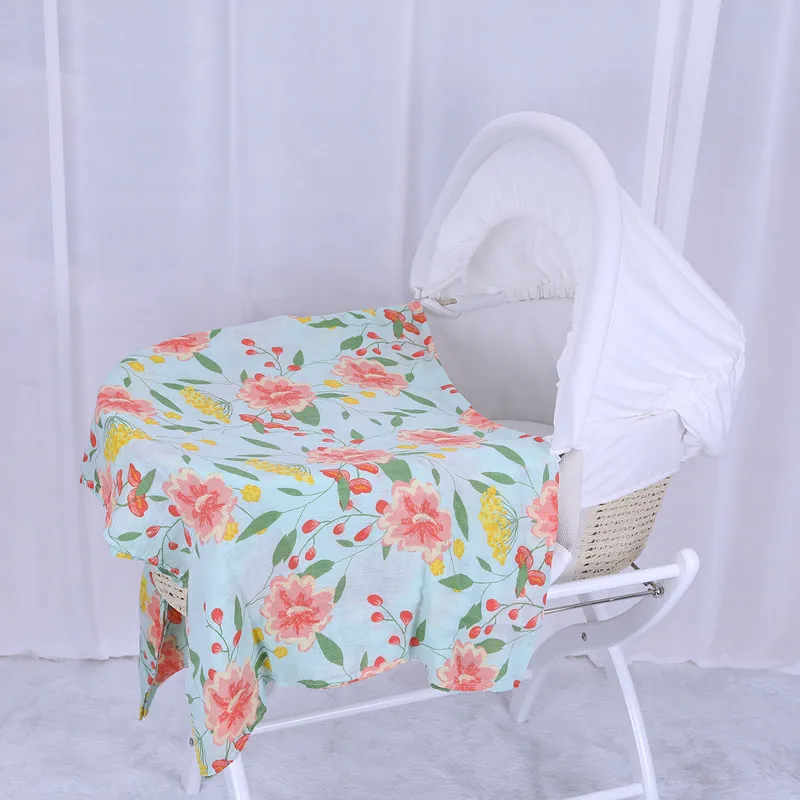 

New Arrival Softer Two-layer Bamboo Muslin Blanket Swaddle 120*120cm