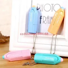 100 шт 5,8*1,9 см креативная форма карандаша из нержавеющей стали ножницы для ногтей для девочек гвоздь с портативной цепочкой портативный гвоздь