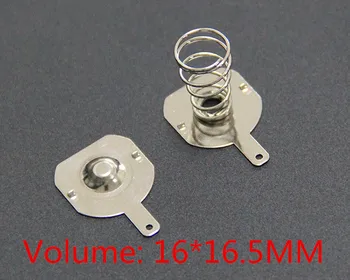 

Free delivery 100pcs 18650 positive and negative single contact spring plate